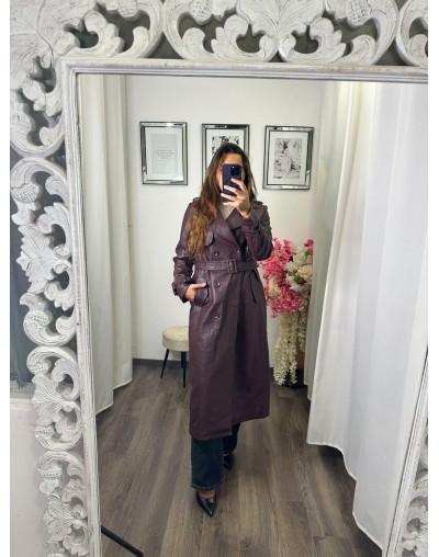 Imperméable bordeaux